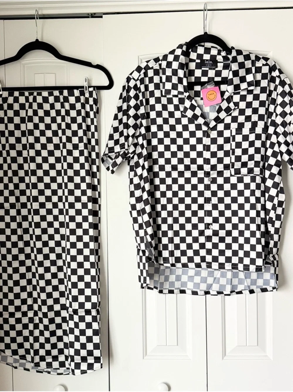 NWT Dressed in Lala checkered skirt set (S) - Picture 2 of 6